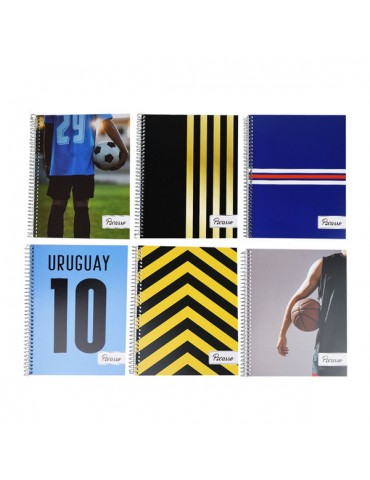 CUADERNO ECONOMICO 48HS CON ESPIRAL 